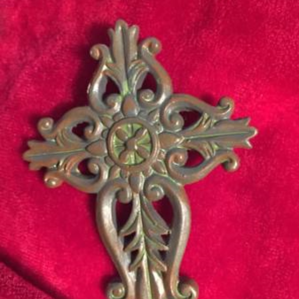 Small metal cross magnet